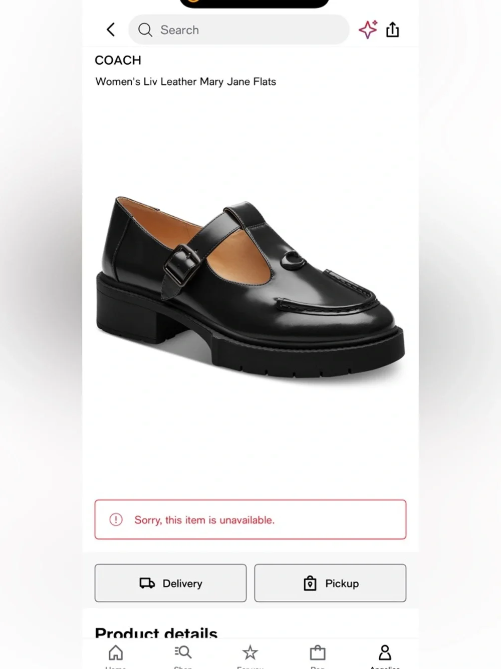 Coach Liv Leather Mary Jane’s - Picture 6 of 6